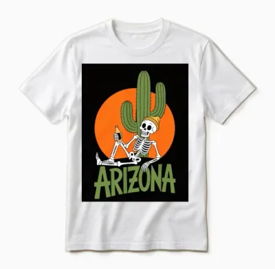 Desert Vibes,endless Smiles Unisex T-Shirt - White