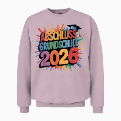 Graduation Primary School 2026 Primary School Graduate Leavers Unisex Sweatshirt - Light Pink
