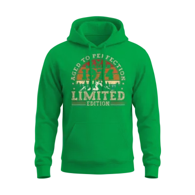 Vintage 1974 Retro Birthday Gift Unisex Hoodie - Irish Green
