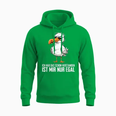 Ich Hab Das Schon Verstanden Ist Mir Nur Egal Möwe Unisex Hoodie - Irish Green