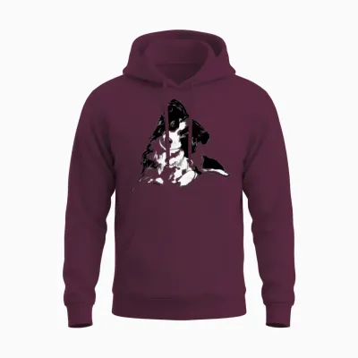 Dog Lover Unisex Hoodie - Maroon