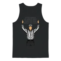 After Review Football Referee Clueless Sports Fan Unisex Tank Top - Black – 1