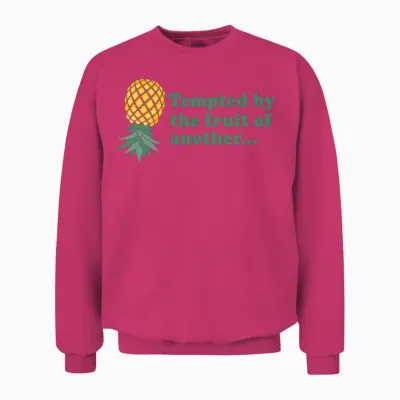 Funny Swinger Slogan Merchandise Unisex Sweatshirt - Heliconia