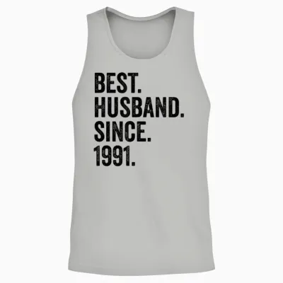 Best Husband Since 1991 | 35 Anniversaire Mariage 35 Ans Unisex Tank Top - Ash