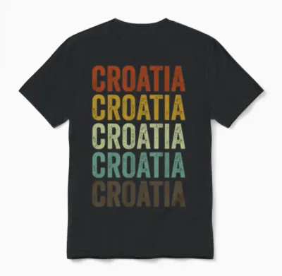 Costa Rica Retro Vintage Unisex T-Shirt - Black