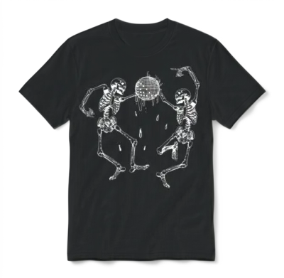 Joji Ballads 1 Merch Slow Dancing Skeletons Unisex T-Shirt - Black