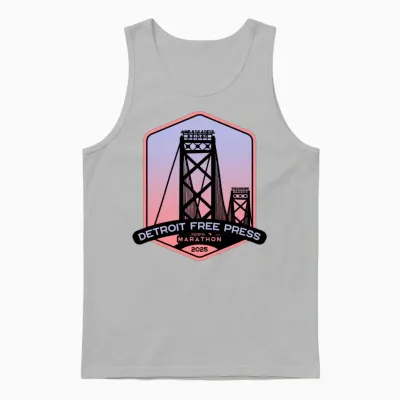 Detroit Free Press - Marathon – 26.2 – 2025 Unisex Tank Top - Ash