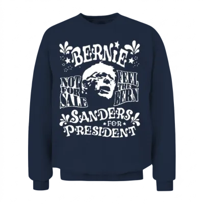 Bernie Sanders Unisex Sweatshirt - Navy