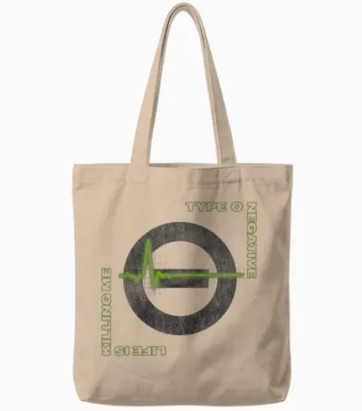 Type O Negative Life Is Killing Me Tote Bags - Natural