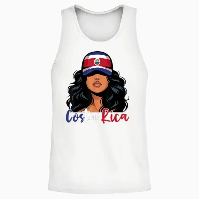 Costa Rica Fille Costa Rica Drapeau Fière Costarricense Femme Unisex Tank Top - White
