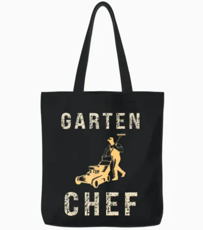 Gärtner Garten Chef Papa Opa Vatertag Tote Bags - Black