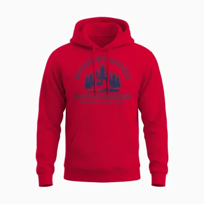 Boundary Waters Bwca Minnesota Unisex Hoodie - Red