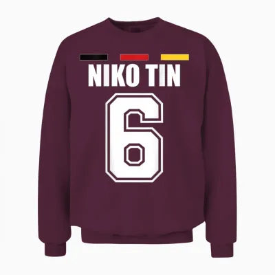 Lustige Namen Deutschland Trikot Für Mallorca Und Die Party Unisex Sweatshirt - Maroon