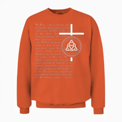 The Holy Trinity Unisex Sweatshirt - Orange