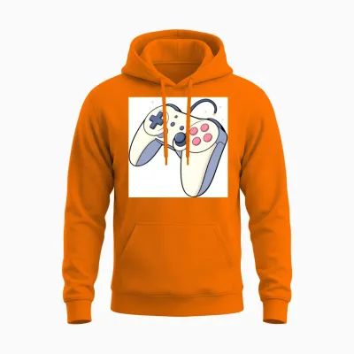 Retro Game Magic Unisex Hoodie - Safety Orange