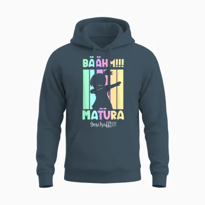 Bäähm Matura Geschafft 2026 Unisex Hoodie - Dark Heather