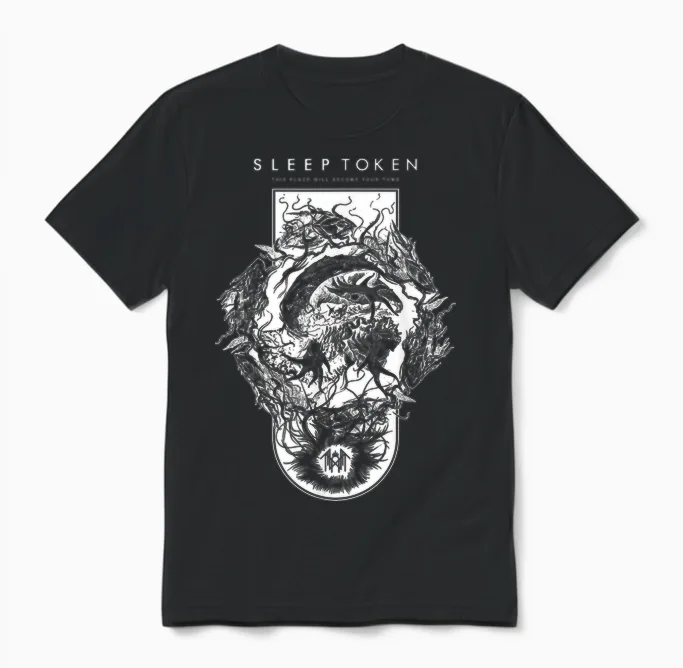 Sleep Token Tpwbyt Sigil Brown Unisex T-Shirt in Black