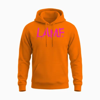 Johnny Thunders Lamf Unisex Hoodie - Safety Orange
