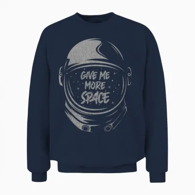 Zitat Astronaut - I Need More Space Unisex Sweatshirt - Navy