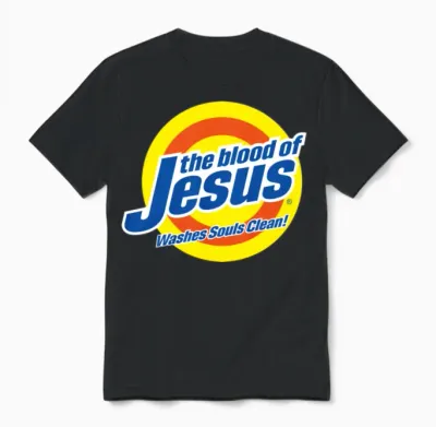 Blood of Jesus Christ Unisex T-Shirt - Black