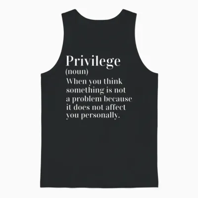 Anti Racism Social Justice Equal Rights Equality P Unisex Tank Top - Black