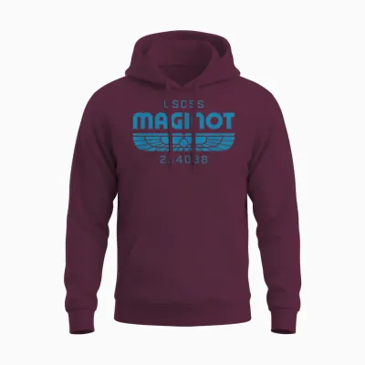 Alien: Earth Fx Series Uscss Maginot Logo Official Unisex Hoodie - Maroon