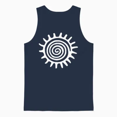 Heal Shirt – T-Shirt Symbole De Guérison Chamanique Unisex Tank Top - Navy