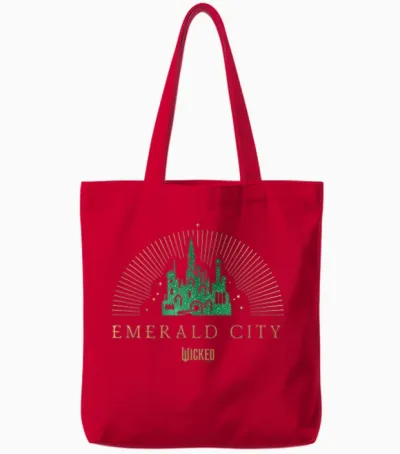 Wicked Emerald City Tote Bags - Red
