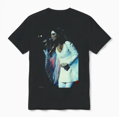 Andy Willsher Bjork Homogenic Tour Angel Dress 1997 Unisex T-Shirt - Black