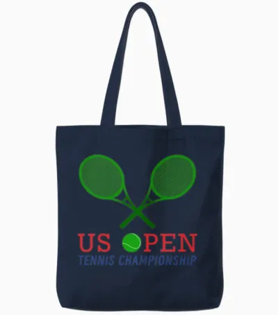 Tennis - Tennis Championship - Tennis Tournament Tote Bags - Navy