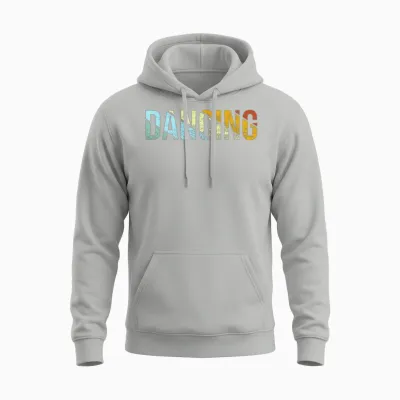 Dancing Retro Unisex Hoodie - Ash