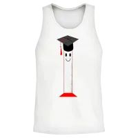 Graduated Cylinder - Funny Unisex Tank Top - White – 2