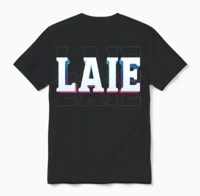 Retro - Laie Unisex T-Shirt - Black