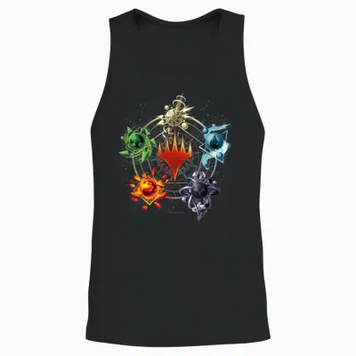 Magic: the Gathering Mana Symbols Epic Unisex Tank Top - Black