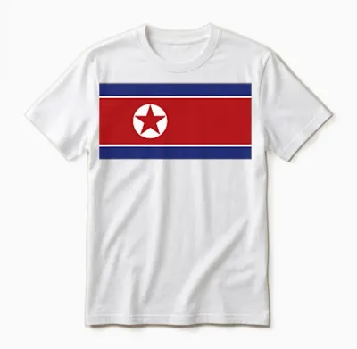 North Korea, North Korea Unisex T-Shirt - White