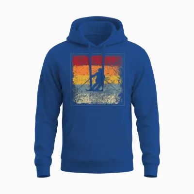 Ski Retro Unisex Hoodie - Royal