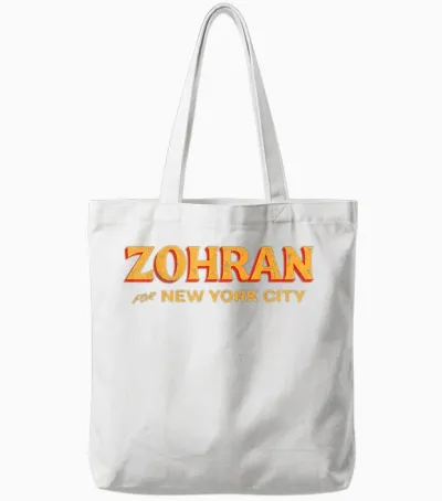 Zohran Mamdani Tote Bags - White