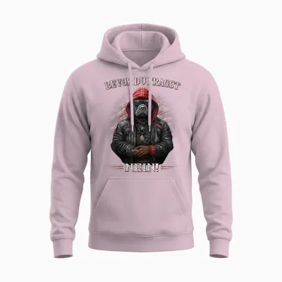 Bevor Du Fragst - Nein Lustiges Sarkasmus Hunde Kaffee Unisex Hoodie - Light Pink
