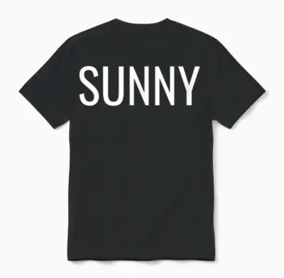 Sunny Unisex T-Shirt - Black