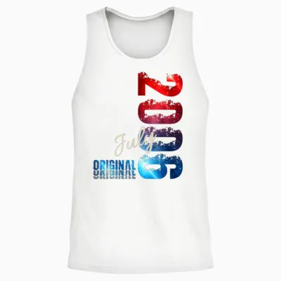20 Ans Anniversaire Homme Cadeau Juillet 2006 Vintage Unisex Tank Top - White