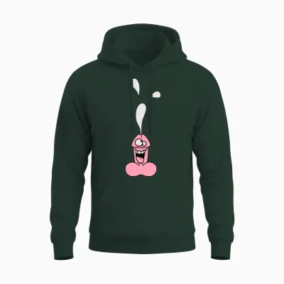 Funny Crazy Penis Unisex Hoodie - Forest