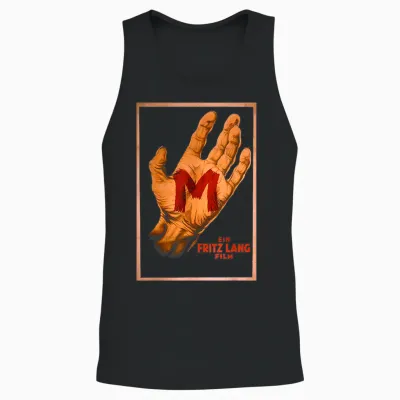 M - Eine Stadt Sucht Ihren Mörder Stummfilm Klassiker Unisex Tank Top - Black