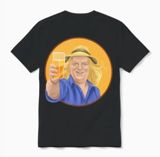 Phil Harding Time Merch Unisex T-Shirt in Black