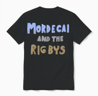 Mordecai and the Rigbys Ringer Y2k Retro Unisex T-Shirt - Black