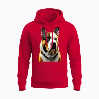 Dog Unisex Hoodie - Red