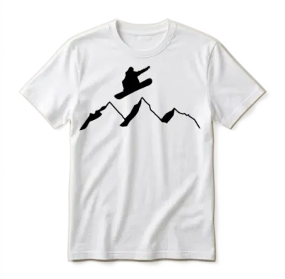 Snowboarding! Unisex T-Shirt - White