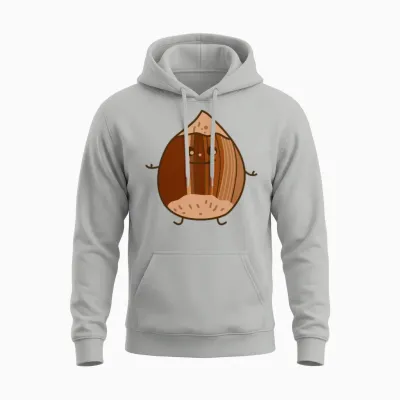 Funny Hazelnut Unisex Hoodie - Ash