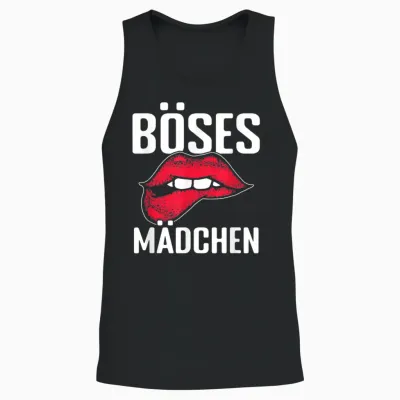 Gothic Sarkasmus Unartig Zicke Prizessin Böses Mädchen Unisex Tank Top - Black