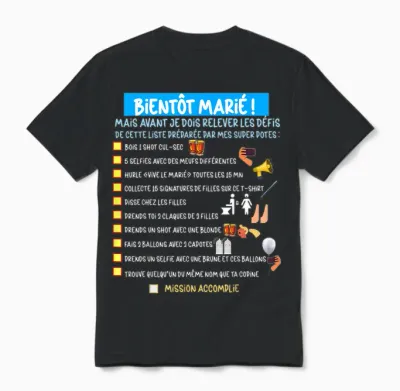 Future Groom Man Evg Challenges Humor Gift Friends T-Shirt, Black, S Unisex T-Shirt - Black