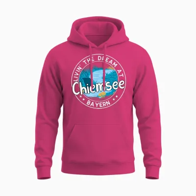 Chiemsee Urlaub Baden Sup Bayern Unisex Hoodie - Heliconia